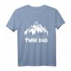 Papa Zwillinge Vater Geschenk - Papi T-Shirt zum Vatertag für stolze Zwillingsväter