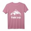 Papa Zwillinge Vater Geschenk - Papi T-Shirt zum Vatertag für stolze Zwillingsväter