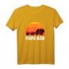 Papa Bär - Vater von Zwillingen Retro T-Shirt - Perfektes Geschenk für Zwillingspapa, Opas und starke Männer zum Vatertag