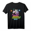 Verrücktes Einhorn T-Shirt - Buntes Regenbogen-Haar Design für Einhorn- & Pferdefans, Geschenk für Freunde & Familie
