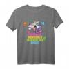 Verrücktes Einhorn T-Shirt - Buntes Regenbogen-Haar Design für Einhorn- & Pferdefans, Geschenk für Freunde & Familie