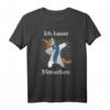Lustiges Ich hasse Menschen T-Shirt mit Einhorn Motiv und Mittelfinger - Perfektes Geschenk für Zyniker, Sarkastiker & Ironie-Fans zu Weihnachten & Geburtstag