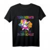 Kinder Tschüss Kindergarten Einhorn T-Shirt mit Glitzer - Perfektes Schulanfang Outfit & Geschenk für Erstklässler