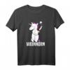Lustiges Weinhorn Wein Trinker T-Shirt – Humorvolles Geschenk für Weinliebhaber zu Ostern, Muttertag, Geburtstag & Weihnachten