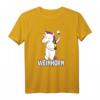 Lustiges Weinhorn Wein Trinker T-Shirt – Humorvolles Geschenk für Weinliebhaber zu Ostern, Muttertag, Geburtstag & Weihnachten