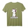 Lustiges Weinhorn Wein Trinker T-Shirt – Humorvolles Geschenk für Weinliebhaber zu Ostern, Muttertag, Geburtstag & Weihnachten
