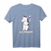 Lustiges Weinhorn Wein Trinker T-Shirt – Humorvolles Geschenk für Weinliebhaber zu Ostern, Muttertag, Geburtstag & Weihnachten