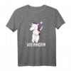 Lustiges Weinhorn Wein Trinker T-Shirt – Humorvolles Geschenk für Weinliebhaber zu Ostern, Muttertag, Geburtstag & Weihnachten