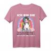 Ich bin die Große Schwester T-Shirt für Mädchen mit Einhorn Motiv – Lustiges Geschwister Outfit für Frauen und Mädchen