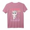 Schmetterlingsflügel Ich werde 2022 Große Schwester Einhorn T-Shirt – Perfektes Geschenk zur Schwangerschaftsankündigung, Babyparty & Baby-Shower für kleine Mädchen
