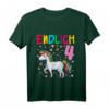 Kinder Geburtstag T-Shirt 4 Jahre Mädchen mit Einhorn - Endlich 4 Geschenk für den Kindergeburtstag