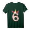 Kinder 6. Geburtstag Einhorn Mädchen T-Shirt - Buntes Geburtstagsshirt für Einhornliebhaberinnen, perfekt zum 6. Geburtstag und Party