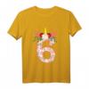 Kinder 6. Geburtstag Einhorn Mädchen T-Shirt - Buntes Geburtstagsshirt für Einhornliebhaberinnen, perfekt zum 6. Geburtstag und Party