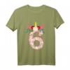 Kinder 6. Geburtstag Einhorn Mädchen T-Shirt - Buntes Geburtstagsshirt für Einhornliebhaberinnen, perfekt zum 6. Geburtstag und Party