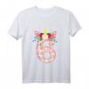 Kinder 6. Geburtstag Einhorn Mädchen T-Shirt - Buntes Geburtstagsshirt für Einhornliebhaberinnen, perfekt zum 6. Geburtstag und Party