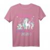 Schmetterlingsflügel Ich werde 2021 Große Schwester Einhorn T-Shirt – Perfektes Geschenk zur Geschwisterankündigung, Babyparty & Baby-Shower
