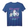 Schmetterlingsflügel Ich werde 2021 Große Schwester Einhorn T-Shirt – Perfektes Geschenk zur Geschwisterankündigung, Babyparty & Baby-Shower