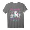 Schmetterlingsflügel Ich werde 2021 Große Schwester Einhorn T-Shirt – Perfektes Geschenk zur Geschwisterankündigung, Babyparty & Baby-Shower