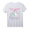 Schmetterlingsflügel Ich werde 2021 Große Schwester Einhorn T-Shirt – Perfektes Geschenk zur Geschwisterankündigung, Babyparty & Baby-Shower