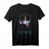 Ich Bin Die Große Schwester Einhorn T-Shirt – Perfektes Geschenk für Große Schwestern zu Weihnachten, Geburtstagen und Familienfesten