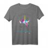 Ich Bin Die Große Schwester Einhorn T-Shirt – Perfektes Geschenk für Große Schwestern zu Weihnachten, Geburtstagen und Familienfesten