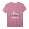 Große Schwester von Zwillingen 2021 T-Shirt für Mädchen mit Einhorn – Perfekt für Schwangerschaftsverkündung, Babyparty & Baby-Shower