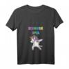Einhorn Oma T-Shirt mit V-Ausschnitt – Perfektes Geschenk für Oma und die ganze Familie