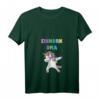 Einhorn Oma T-Shirt mit V-Ausschnitt – Perfektes Geschenk für Oma und die ganze Familie