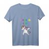 Einhorn Oma T-Shirt mit V-Ausschnitt – Perfektes Geschenk für Oma und die ganze Familie