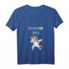 Einhorn Oma T-Shirt mit V-Ausschnitt – Perfektes Geschenk für Oma und die ganze Familie