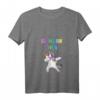 Einhorn Oma T-Shirt mit V-Ausschnitt – Perfektes Geschenk für Oma und die ganze Familie