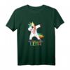 Lena Name - Buntes Tanzendes Einhorn T-Shirt für Mädchen - Fröhliches Fabelwesen-Outfit für Lena & Einhorn-Fans