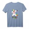 Lena Name - Buntes Tanzendes Einhorn T-Shirt für Mädchen - Fröhliches Fabelwesen-Outfit für Lena & Einhorn-Fans