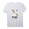 Lena Name - Buntes Tanzendes Einhorn T-Shirt für Mädchen - Fröhliches Fabelwesen-Outfit für Lena & Einhorn-Fans