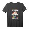 Damen Homeschooling Mama T-Shirt - Die Beste Lehrerin der Welt mit Einhorn Motiv, perfekt für Homeoffice und Online Meetings