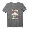 Damen Homeschooling Mama T-Shirt - Die Beste Lehrerin der Welt mit Einhorn Motiv, perfekt für Homeoffice und Online Meetings