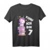 Kinder 7. Geburtstag T-Shirt für Mädchen mit Einhorn - Perfektes Geburtstagsgeschenk & Outfit für den besonderen Tag