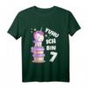 Kinder 7. Geburtstag T-Shirt für Mädchen mit Einhorn - Perfektes Geburtstagsgeschenk & Outfit für den besonderen Tag