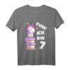 Kinder 7. Geburtstag T-Shirt für Mädchen mit Einhorn - Perfektes Geburtstagsgeschenk & Outfit für den besonderen Tag