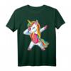 Dab Einhorn T-Shirt für Kinder - Buntes Unicorn Regenbogen Motiv für Jungen und Mädchen, klassisch geschnitten