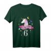 Kinder 6 Geburtstag Geschenk – Mädchen Einhorn T-Shirt, Klassisch geschnitten, perfekt für den Kindergeburtstag