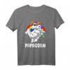 Lustiges Papacorn Papa Einhorn T-Shirt – Perfektes Geschenk für Vater und Tochter zum Geburtstag oder Vatertag