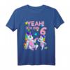Kinder Geburtstagsshirt 6 Jahre Mädchen Einhorn Geburtstag T-Shirt - Perfektes Geschenk für 6. Geburtstag, Tochter, Enkelin & Freunde