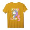 Ich bin schon 5 Jahre Einhorn Pferde Mädchen T-Shirt – Perfekt zum 5. Geburtstag, Kinderparty und Reitliebhaber Geschenk