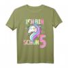 Ich bin schon 5 Jahre Einhorn Pferde Mädchen T-Shirt – Perfekt zum 5. Geburtstag, Kinderparty und Reitliebhaber Geschenk