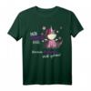 Einhorn Damen Mädchen Unicorn - Lustiges Fun T-Shirt mit Spruch, Comic Style, Rosa Unicorn mit Flügeln