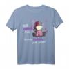 Einhorn Damen Mädchen Unicorn - Lustiges Fun T-Shirt mit Spruch, Comic Style, Rosa Unicorn mit Flügeln