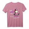 Einhorn Damen Mädchen Unicorn - Lustiges Fun T-Shirt mit Spruch, Comic Style, Rosa Unicorn mit Flügeln