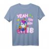 Einhorn T-Shirt zum 18. Geburtstag für Mädchen - Geschenkidee für Töchter, Enkelinnen und Freundinnen