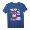 Einhorn T-Shirt zum 18. Geburtstag für Mädchen - Geschenkidee für Töchter, Enkelinnen und Freundinnen